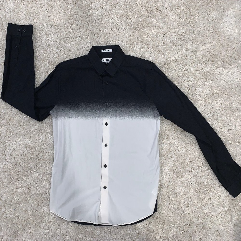 EXPRESS Men's Ombre Dress Shirt